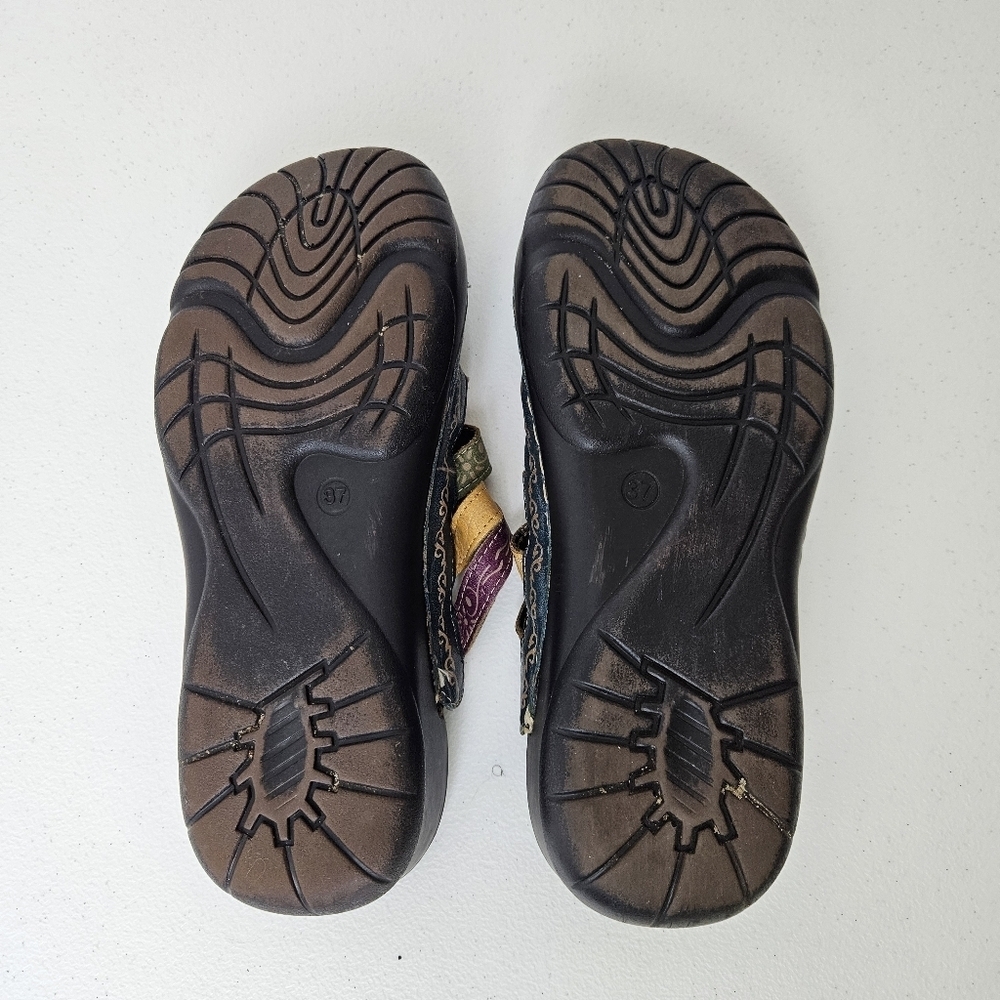 Elite By Corkys Rock Colorful Leather Slip On Shoes 7 - Picture 9 of 10
